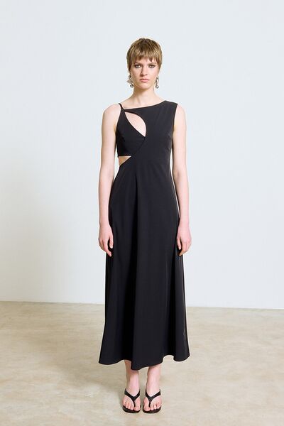 DRESS WITH CUT-OUT DETAIL